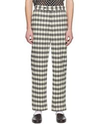 Bode - Check Trousers - Lyst