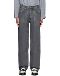 AFTER PRAY - Coated Wide Jeans - Lyst