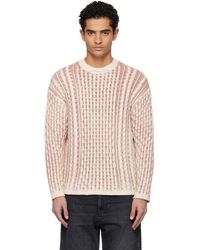DIESEL - Off- K-Moise Sweater - Lyst