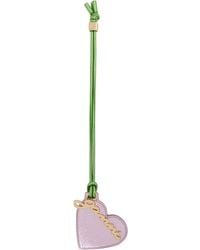 Ganni - Bou Heart Mirror Crushed Keychain - Lyst