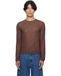 Eckhaus Latta - Spiral Long Sleeve T-Shirt - Lyst