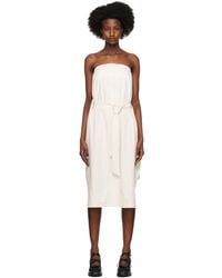 RECTO. - Off- Tube Top Midi Dress - Lyst