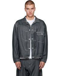 Comme des Garçons - Polyester Denim Jacket - Lyst