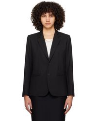 A.P.C. - . Black Boyfriend Blazer - Lyst