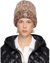 Moncler - Mouliné Wool Blend Beanie - Lyst