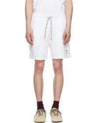 CASABLANCA - Floral Trim Classic Shorts - Lyst