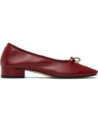 Aeyde - Burgundy Onda Heels - Lyst
