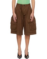 Abra - Pleated Cargo Shorts - Lyst