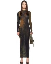 Jean Paul Gaultier - Ssense Exclusive Printed Acid Water Maxi Dress - Lyst