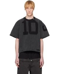 メンズ Spencer Badu レッド Washed ジャージ Tシャツ レッド | Lyst