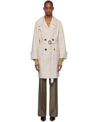 Max Mara - Beige Vtrench Trench Coat - Lyst