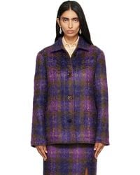 RESCHA - Ssense Exclusive Checked Jacket - Lyst