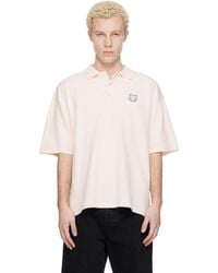 Maison Kitsuné - Fox Head Oversize Polo - Lyst