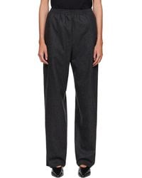 Jil Sander - Wool Flannel Trousers - Lyst