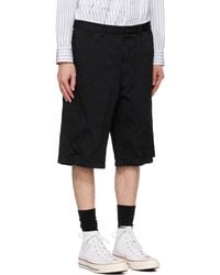 メンズ Comme des Garçons フェイクファー タック ショート