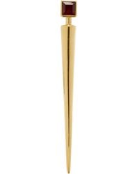 Jil Sander - Garnet Brooch - Lyst