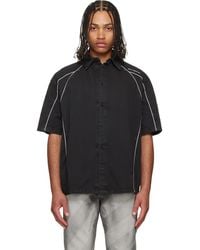 Off-White c/o Virgil Abloh - Garment-Dyed Sporty Bowling Shirt - Lyst