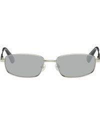 Jacquemus - シルバー 'The Sera' サングラス - Lyst