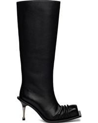 FIDAN NOVRUZOVA - Stiletto Heel Classic Square Toe Boots - Lyst