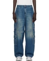 Vetements - Hip-Hop Denim Cargo Pants - Lyst