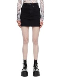 Charles Jeffrey - Studded Denim Miniskirt - Lyst