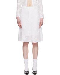 ShuShu/Tong - Threadwork Knit Midi Skirt - Lyst