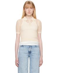 RECTO. - Net Crop Polo - Lyst