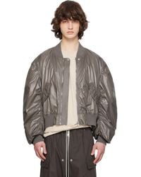 Rick Owens - Temple Secchia Flight Bomber Jacket - Lyst