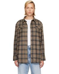 Rohe - Western Checked Overshirt - Lyst