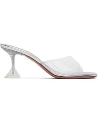 AMINA MUADDI - Lupita Glass Slipper 70 Heeled Sandals - Lyst