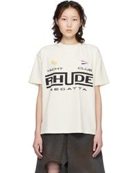 Rhude - Off- Regatta Club T-Shirt - Lyst