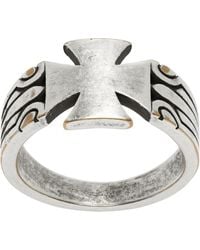 Vetements - Biker Cross Pattern Ring - Lyst