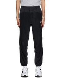 reebok men's cotton fleece straight leg pants