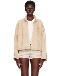 Amiri - Tan Denim Track Jacket - Lyst