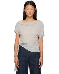 St. Agni - Fine Jersey Off Shoulder Top - Lyst