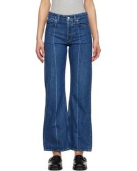 Our Legacy - Blue Crease Jeans - Lyst