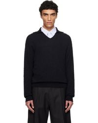 mfpen - V-Neck Collar Sweater - Lyst