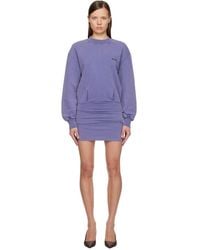 The Attico - Light American Fleece Minidress - Lyst
