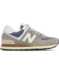 New Balance - トープ＆ネイビー 574 スニーカー - Lyst