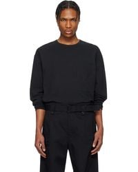 Lemaire - Boxy Long Sleeve T-Shirt - Lyst