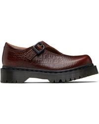 Dr. Martens - Burgundy Regina Mary Jane Loafers - Lyst