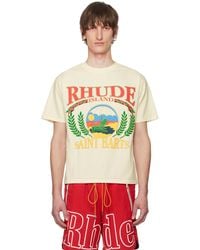 Rhude - Off-white Beach Chair T-shirt - Lyst