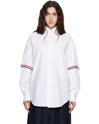 Thom Browne - Oxford Supersized Armbands Shirt - Lyst