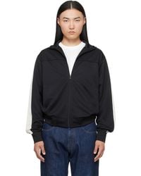 MM6 by Maison Margiela - Striped Sleeves Track Jacket - Lyst