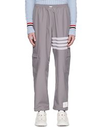 Thom Browne - Gray 4-bar Trousers - Lyst
