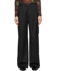 関税/送料込み】MARINE SERRE / MOON LEATHER TROUSERS - www ...