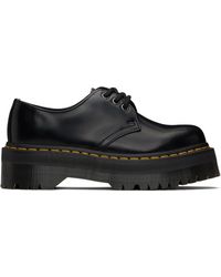 Dr. Martens - Derbys 1461 Noirs En Cuir Smooth À Plateforme - Lyst