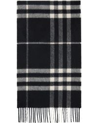 Burberry - Check Cashmere Scarf - Lyst