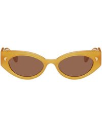 Nanushka - Orange Azalea Sunglasses - Lyst