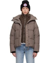 Canada Goose - Taupe Junction Down Jacket - Lyst